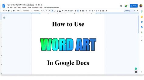 how to do word art in google docs and explore the different styles of typography that can enhance your document's visual appeal: